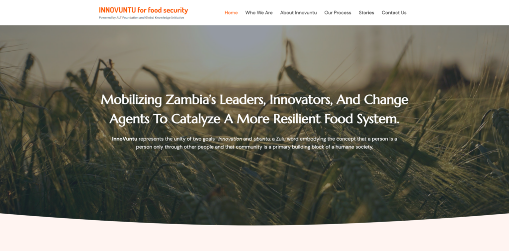 Innovuntu For Food Security – Powered By Alt Foundation And Global Knowledge Initiative